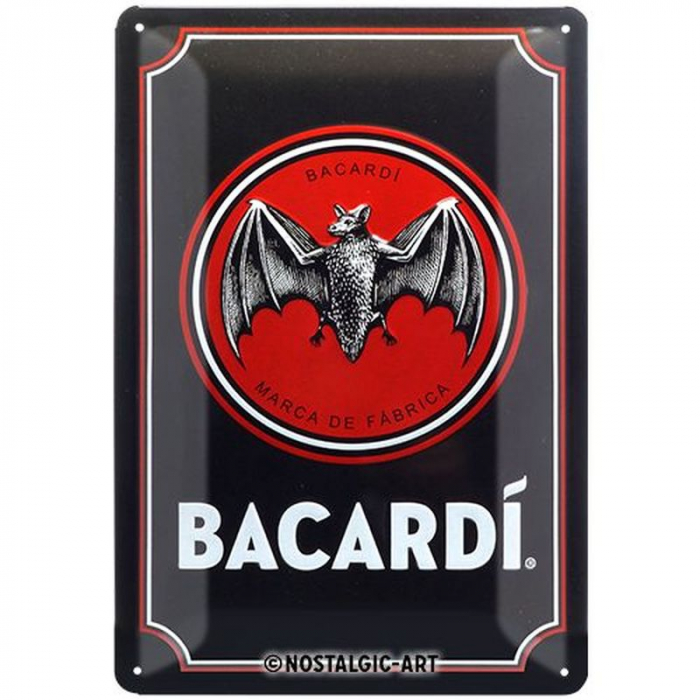 Blechschild Bacardi 1